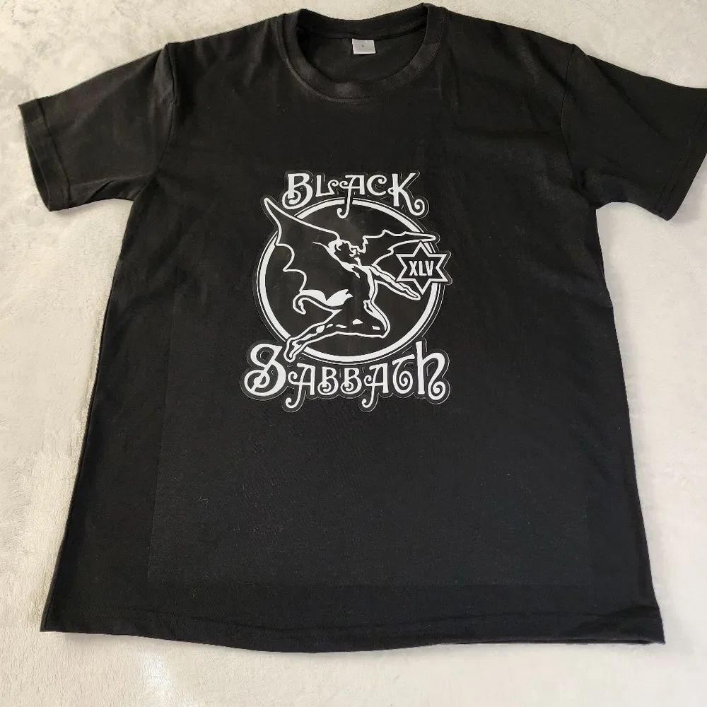 Black Sabbath Black Tshirt With Graphic Size Small New Without Tags